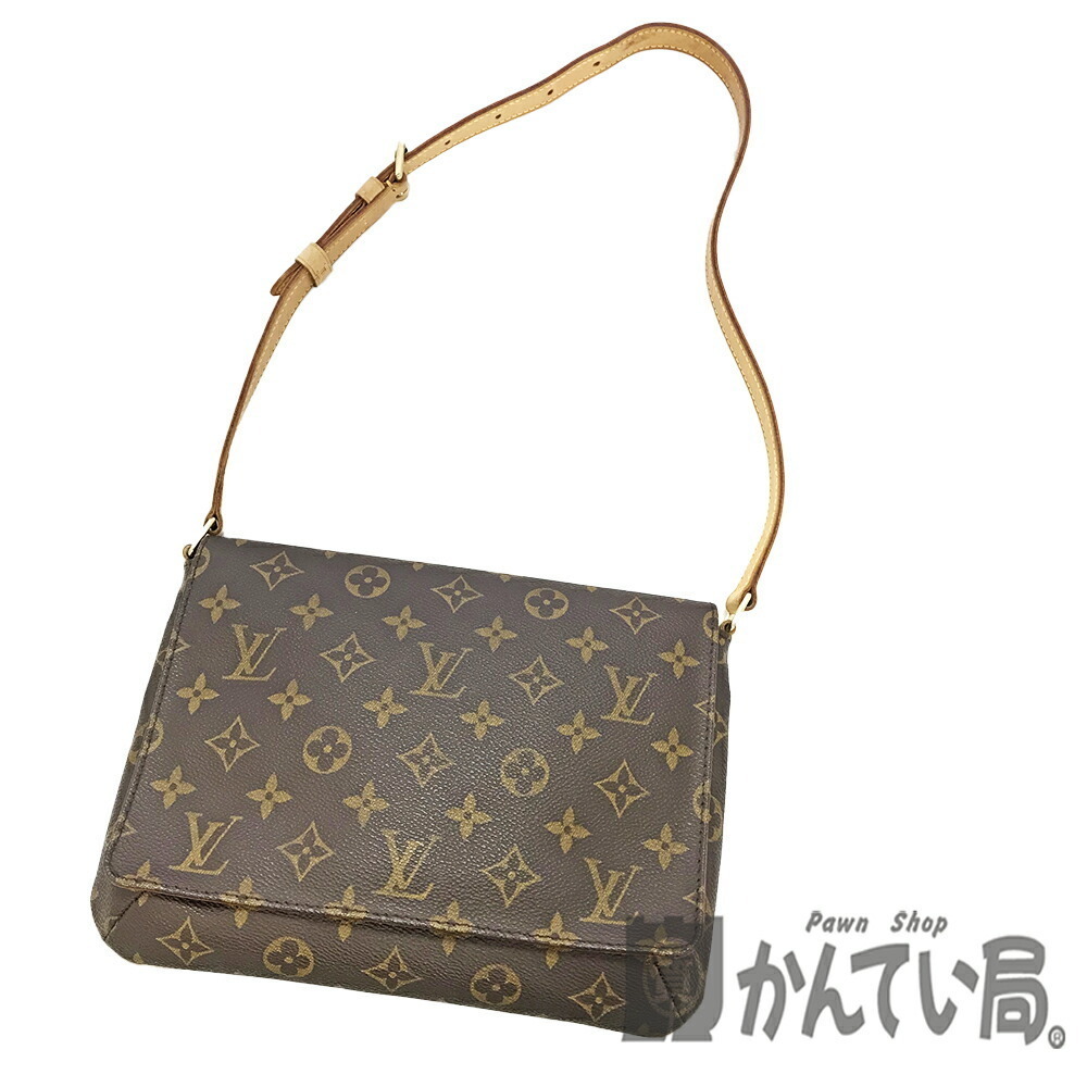 Louis Vuitton Musette Tango Short Shoulder Bag Monogram Brown Commuter